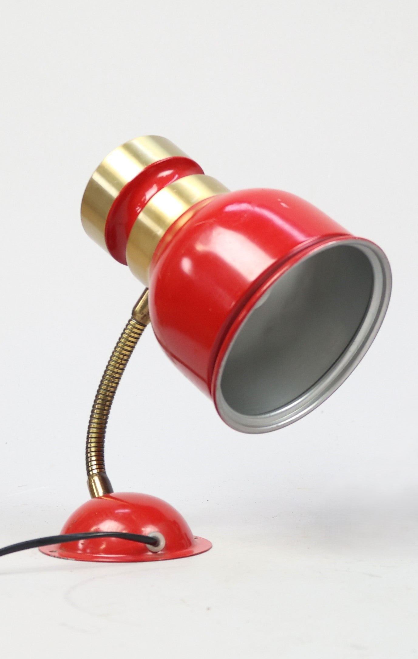 Vintage Red 'Hemi-3' - Space Age Table Lamp