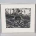 Curt Hamne 'Stenig Mark' Litography