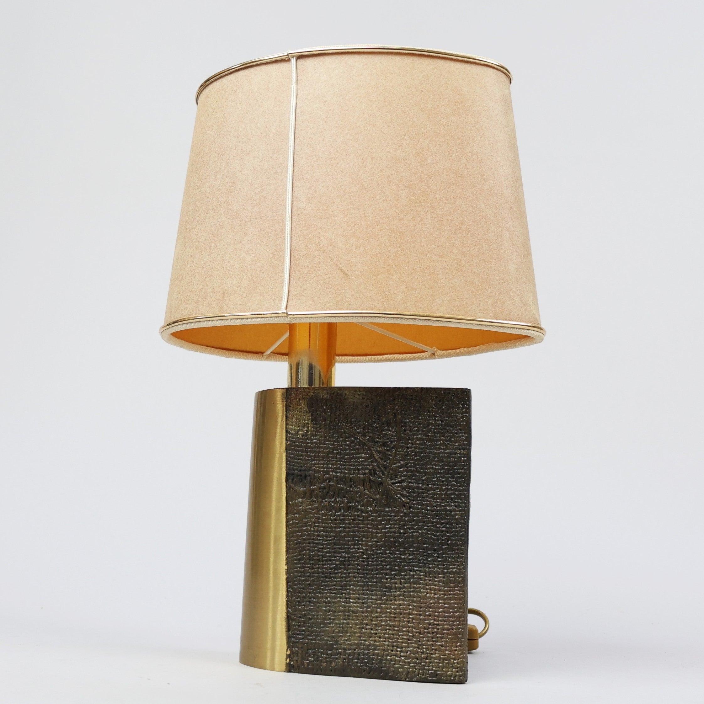 Antonella Caprio Saviato - Brutalist Bronze Table Lamp