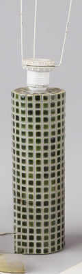 Green Tiled Ceramic Accent Lamp