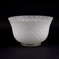 Art Deco Glass Lamp Shade (D=34 H=20)