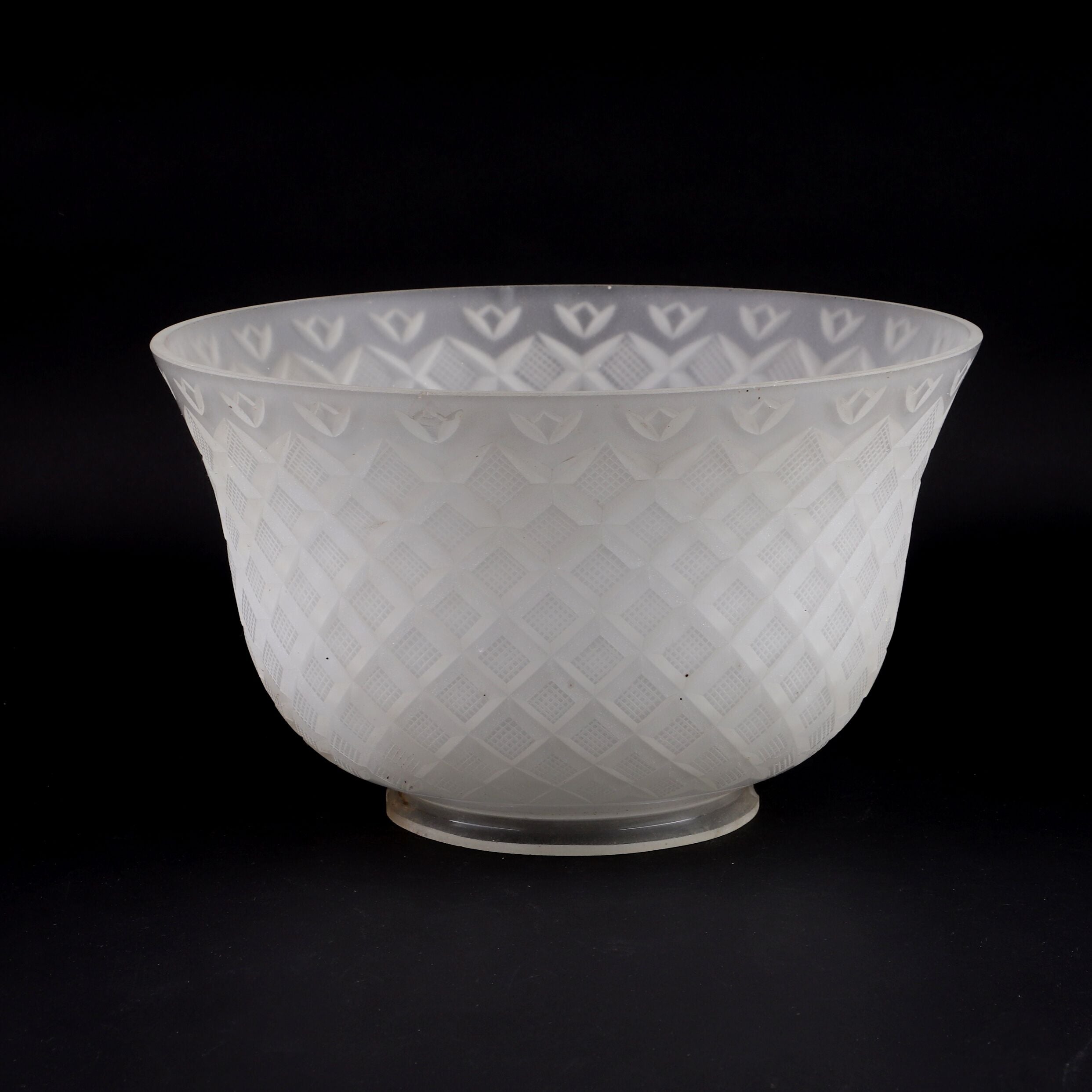Art Deco Glass Lamp Shade (D=34 H=20)