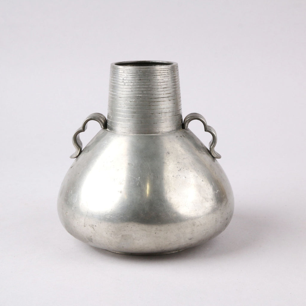 Art Deco Pewter Vase by Folke Arström for GAB, 1934