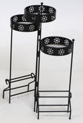 3-tier Black Metal Planter