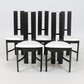 1980s Postmodern Euro-designed Dining Chairs (Set Of 5)