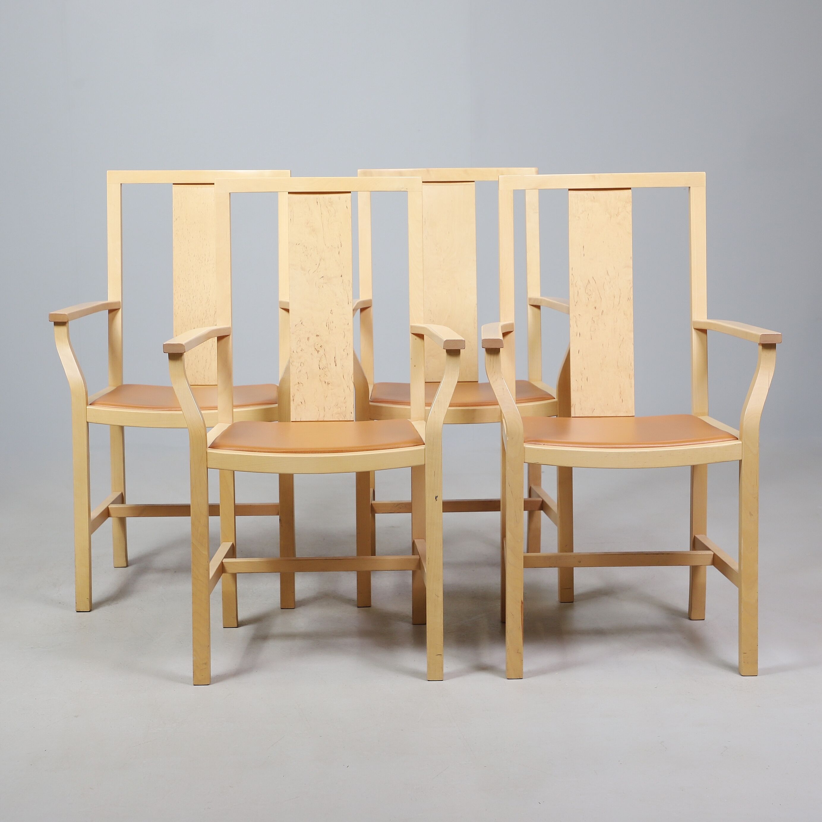 'Paris' Armchairs by Lennart Jansson for Rydéns Möbler (Set of 4)