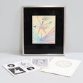 Rosemary Svanberg 'Stjärnan' - Original Crayon Drawing & Exhibition Ephemera Set