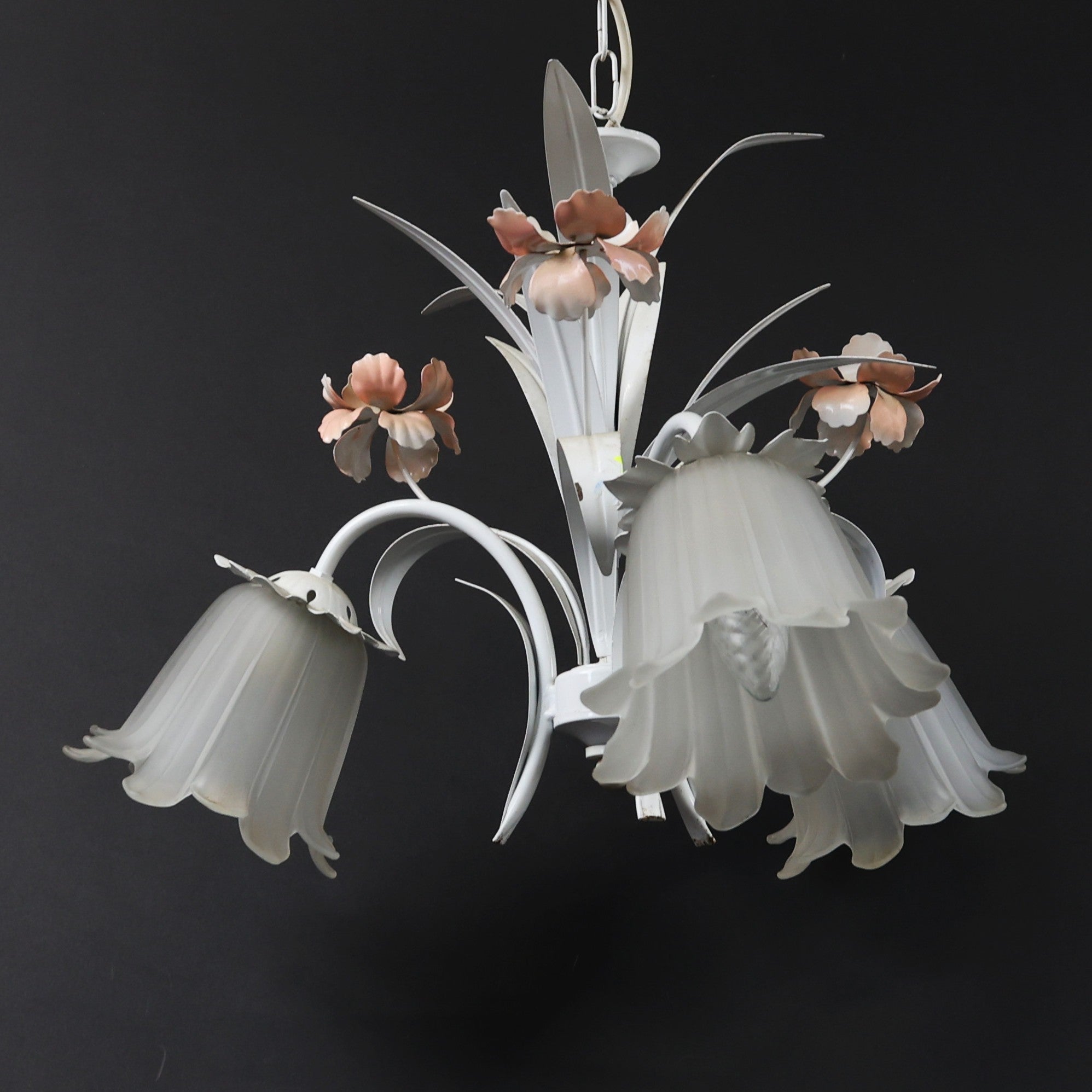 Floral Tole Lamp