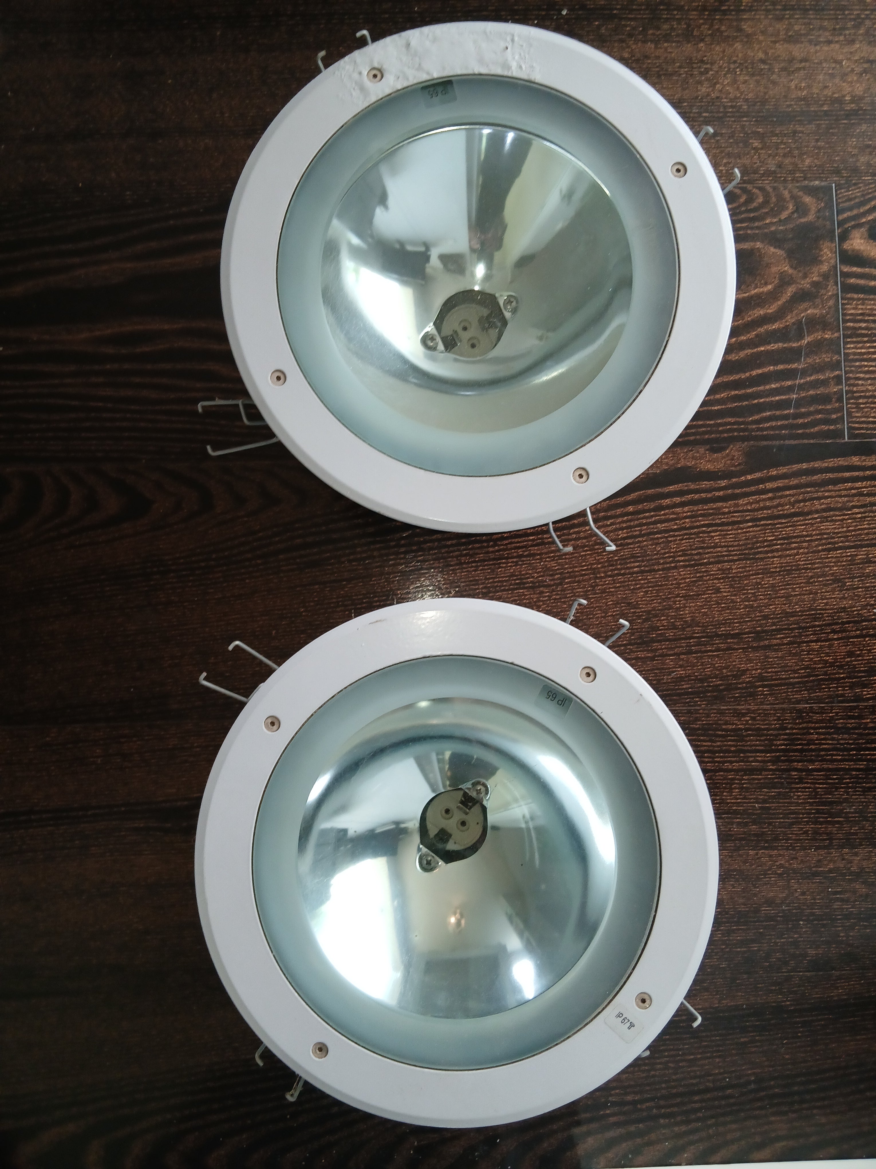 Premium Heavy-Duty Industrial IP65 Weatherproof Recessed LED Downlight (Set of 2)