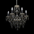 Baroque-style five-light chandelier