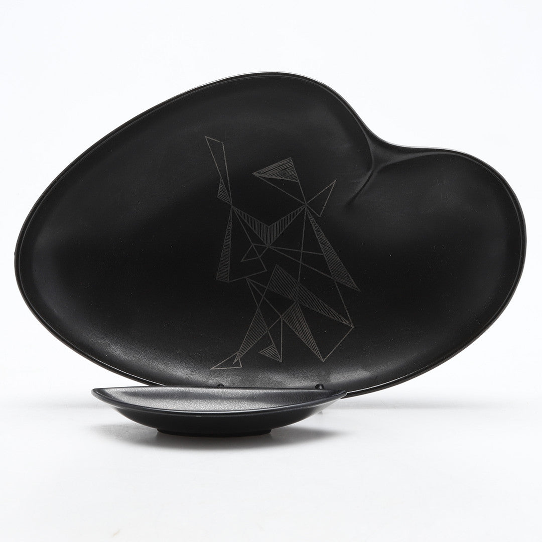 Ceramic Dish and Bowl from the 1950's